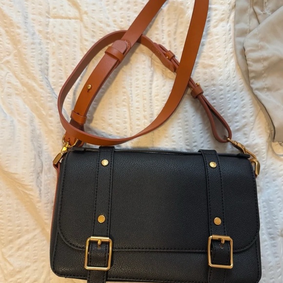 Charles & Keith Black and Brown Crossbody Bag - Picture 1 of 4
